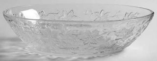 Princess House Crystal Fantasia Oval Vegetable Bowl   Clear,Pressed Dinnerware,F