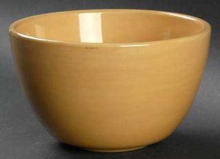 Pottery Barn Sausalito Buttercream Coupe Cereal Bowl, Fine China Dinnerware   Al