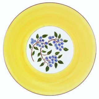 Stangl Blueberry 14 Chop Plate (Round Platter), Fine China Dinnerware   Blueber