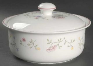Johnson Brothers Summer Chintz (Made In England/Earthenw) 2 Qt Round Covered Cas
