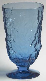 Seneca Driftwood Delphine Blue (Royal Blue) Water Goblet   Stem #1980,Royal/Delp