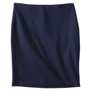Merona Petites Ponte Pencil Skirt   Navy Blue 16P
