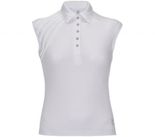 Womens K Swiss Accomplish Polo   White/White Athletic Apparel