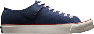 PF Flyers Bob Cousy Lo Washed   Navy Canvas Casual Shoes