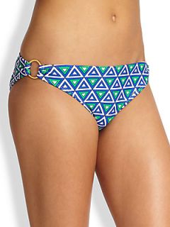 Shoshanna Triangle Print Bikini Bottom  