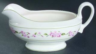 Martha Stewart China Hydrangea Gravy Boat, Fine China Dinnerware   Purple Floral