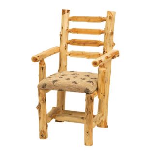 Fireside Lodge Traditional Cedar Log Armchair 16156