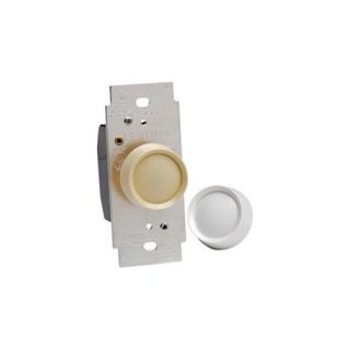 Leviton 6683IW Dimmer Switch, 600W 3Way Trimatron Incandescent Rotary Light Dimmer Ivory amp; White