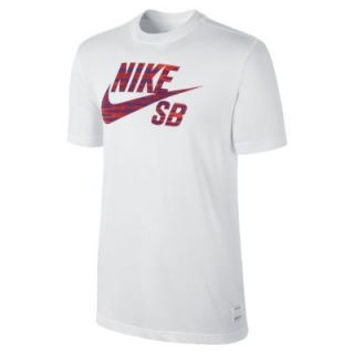 Nike SB Icon Zebra Mens T Shirt   White