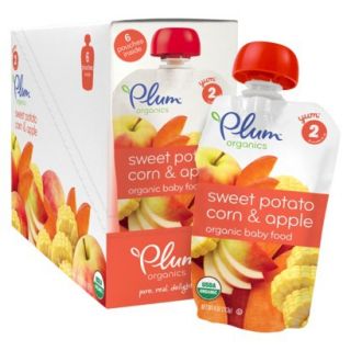 Plum Organics Baby Second Blends 6 pk. 4.22 oz. Pouch   Potato Corn Apple