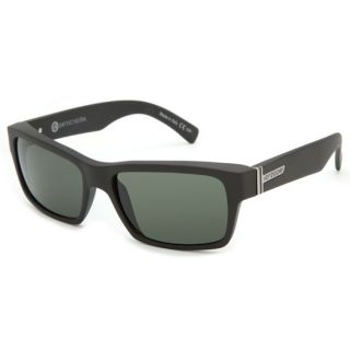 Shift Into Neutral Fulton Sunglasses Black Satin/Grey One Size For Me