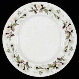 Royal Doulton Clairmont Dinner Plate, Fine China Dinnerware   White&Yellow Daisi