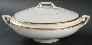 Royal Worcester Viceroy Gold Round Covered Vegetable, Fine China Dinnerware   Wh