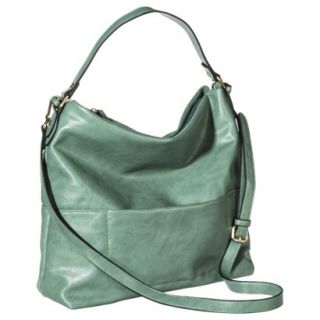 Merona Slouchy Hobo Handbag with Removable Strap   Mint