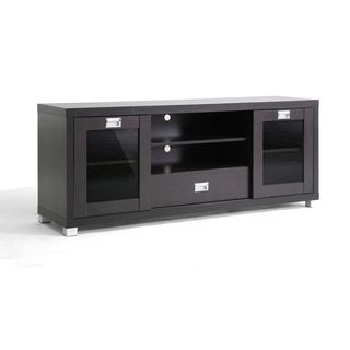 Matlock Modern Glass Door Tv Stand