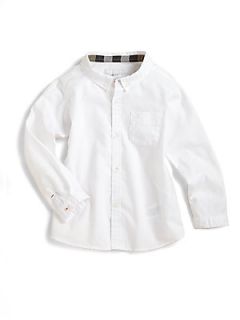 Burberry Toddlers Classic Oxford Shirt   White