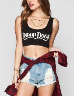 Snoop Dogg Bralette Black/White In Sizes Medium, Large, Small Fo