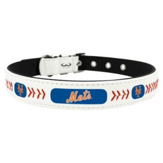 New York Mets Classic Leather Large Baseball Collar