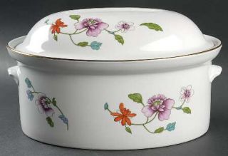 Royal Worcester Astley (Oven To Table) 3 Quart Oval Covered Casserole, Fine Chin