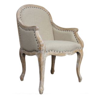 Solid Oak Carry Armchair Wheat