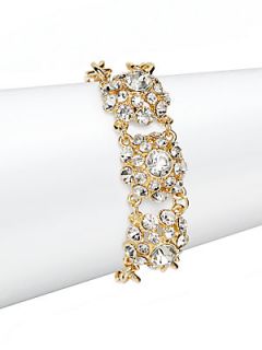 Glam Cluster Bracelet   Gold