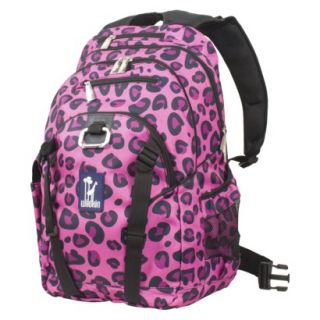 Wildkin Leopard Serious Backpack   Pink