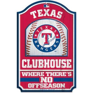 Texas Rangers Wincraft 11x17 Wood Sign