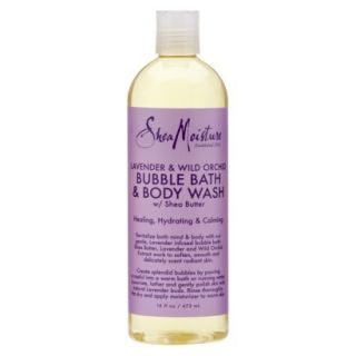 SheaMoisture Lavender & Wild Orchid Bubble Bath & Body Wash   16 fl oz