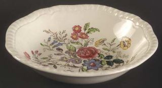 Spode Romney (Gadroon) Coupe Cereal Bowl, Fine China Dinnerware   Gadroon, Multi