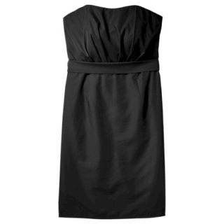 TEVOLIO Womens Plus Size Taffeta Strapless Dress   Ebony   26W