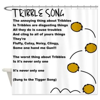  tribble song.png Shower Curtain  Use code FREECART at Checkout