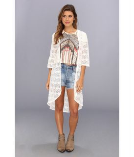 MINKPINK Lilyfield Kimono Womens Sweater (White)