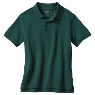Cherokee Boys School Uniform Short Sleeve Polo   Green Marker XL