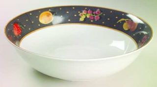 Sasaki China Ravenna Charcoal 9 Round Vegetable Bowl, Fine China Dinnerware   F