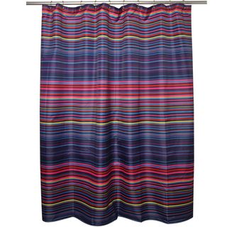 Eye Candy Multi stripe Shower Curtain