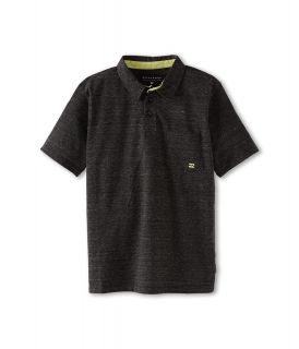 Billabong Kids Standard S/S Polo Boys Short Sleeve Pullover (Black)