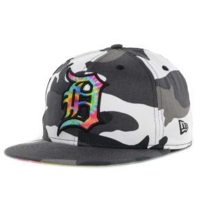 Detroit Tigers New Era MLB Camo Swirl 59FIFTY Cap