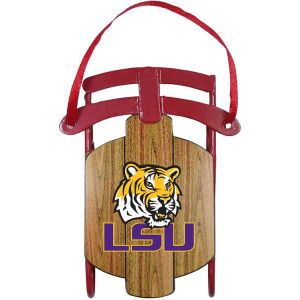 LSU Tigers Metal Sled Ornament