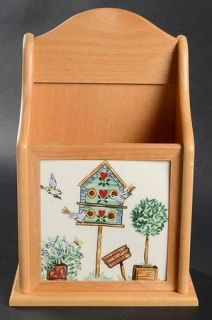Thomson Birdhouse Natural Wood Letter Holder  HC, Fine China Dinnerware   Heart