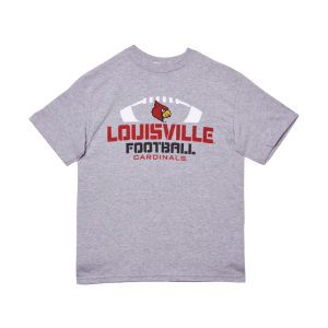 Louisville Cardinals NCAA Youth Solar Football Outline T Shirt
