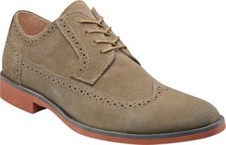 Mens Stacy Adams Dalton 24827   Sand Suede Brogues