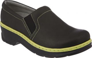 Womens Klogs Naples   Black/Lime Casual Shoes