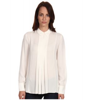Theory Forta Top Womens Clothing (White)