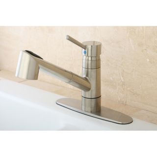 Wilshire Satin Nickel Pullout Kitchen Faucet