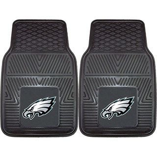 Fanmats Philadelphia Eagles 2 piece Vinyl Car Mats (100 percent vinylDimensions 27 inches high x 18 inches wideType of car Universal)