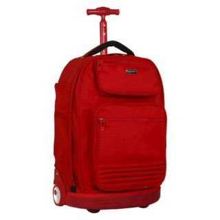 J Word Parkway Rolling Backpack with Laptop Sleeve  Red