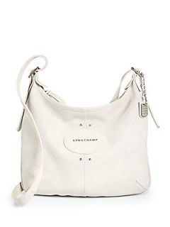 Longchamp Quadri Crossbody Bag   Ecru