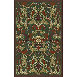 Woven Viscose Agra Emerald Accent Rug (33 X 47)