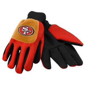 San Francisco 49ers Forever Collectibles Color Block Utility Gloves