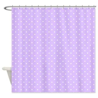  Small lilac purple polka dots Shower Curtain  Use code FREECART at Checkout